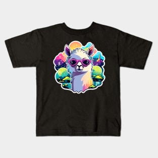 Llama Illustration Kids T-Shirt